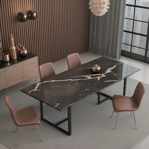 marble dining table