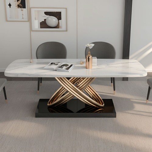 marble dining table