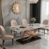 Ruby Marble Dining Table