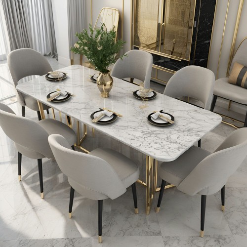 marble dining table