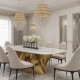 marble dining table