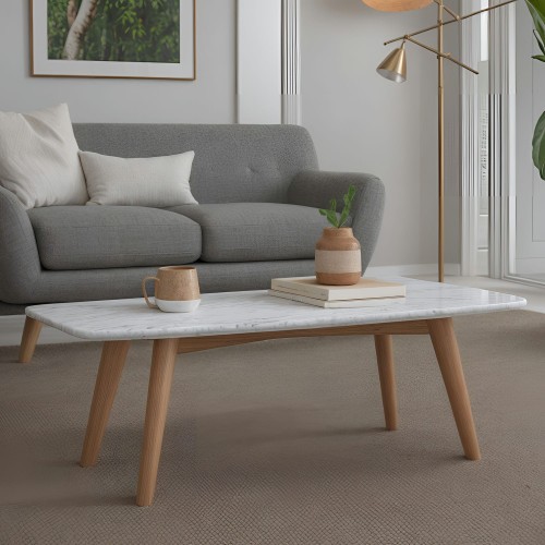 Mermer Sehpa Ahşap Ayak Mermer Sehpa Ahşap Ayak