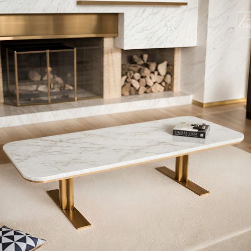 Natural Marble Coffee Table Natural Marble Coffee Table