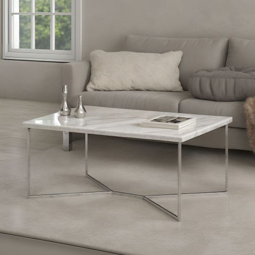 White Marble Pattern Coffee Table White Marble Pattern Coffee Table