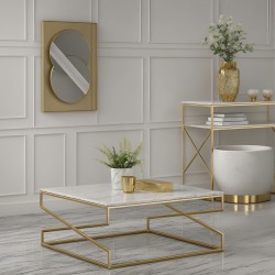 Brass Mermer Orta Sehpa Brass Mermer Orta Sehpa