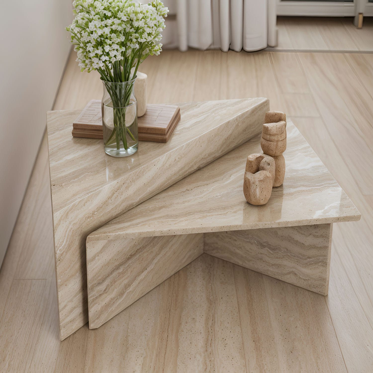 Beige Marble Coffee Table: The Elegance of Nature!