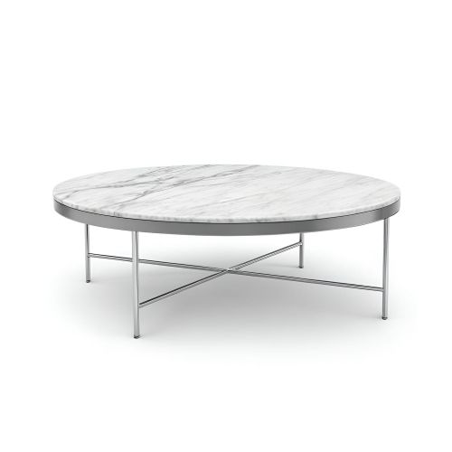 White Marble Patterned Coffee Table