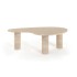 Enrico Travertine Coffee Table