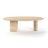 Karel Travertine Coffee Table