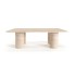 Luce Travertine Coffee Table