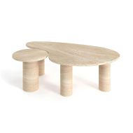 Marta Travertine Coffee Table