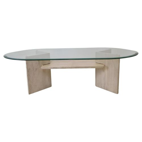 Travertine Marble Coffee Table