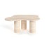 Luca Travertine Coffee Table