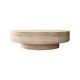Travertine Coffee Table Round Travertine Coffee Table