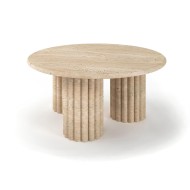 Nora Travertine Coffee Table