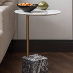 Morpinya Marble Side Table