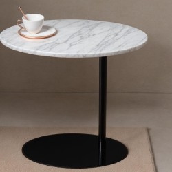 Platinum Marble Side Table