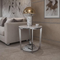 Lorry Marble Side Table