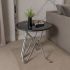 Wide Marble Side Table