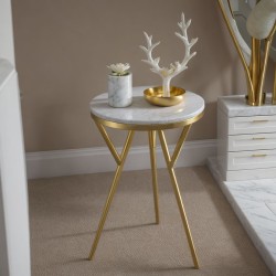 Yorga Marble Side Table