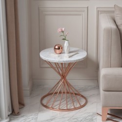 Solid Marble Side Table