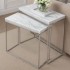 Elegant Marble Nesting Coffee Table