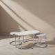 Nesting Tables Compact Marble Nesting Coffee Table Nesting Tables