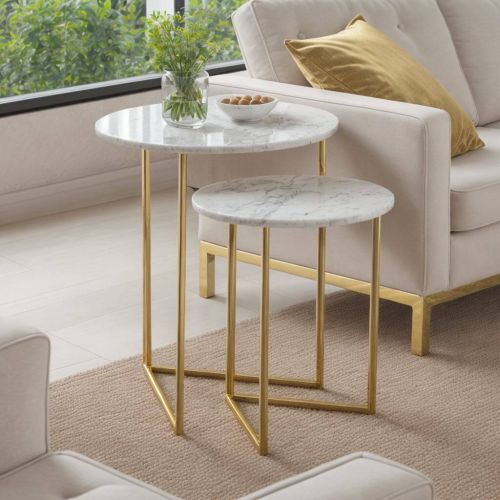 Nesting Tables Trend Marble Nesting Coffee Table Nesting Tables