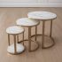 Glide Marble Nesting Coffee Table
