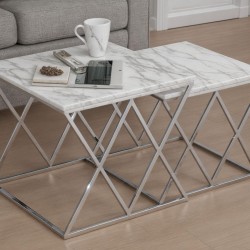 Heros Marble Nesting Coffee Table