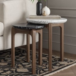 Lewis Marble Nesting Table