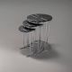 Nesting Tables Platinum Marble Nesting Coffee Table Nesting Tables
