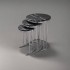 Platinum Marble Nesting Coffee Table