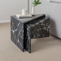 Saloss Marble Nesting Coffee Table