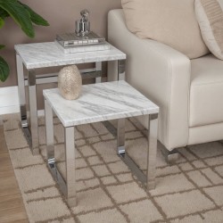 Siona Marble Nesting Coffee Table