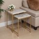 Nesting Tables Tungi Marble Nesting Coffee Table Nesting Tables