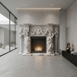 Nefo Mermer Şömine