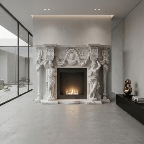 Asya Mermer Şömime