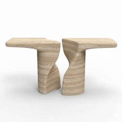 Violett Traverten Dresuar