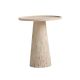 Travertine Side Table
