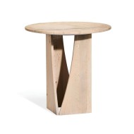 Oscar Travertine Side Table Oscar Travertine Side Table