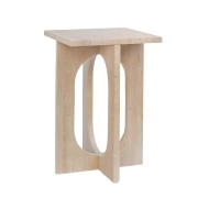 Elwis Travertine Side Table Elwis Travertine Side Table