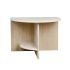 Conroy Travertine Side Table