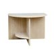 Travertine Side Table