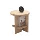 Travertine Side Table
