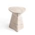 Lucas Travertine Side Table