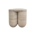 Irena Travertine Side Table