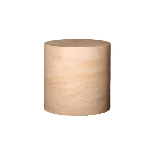 Travertine Side Table Travertine Side Table