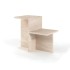 Alessi Travertine Side Table