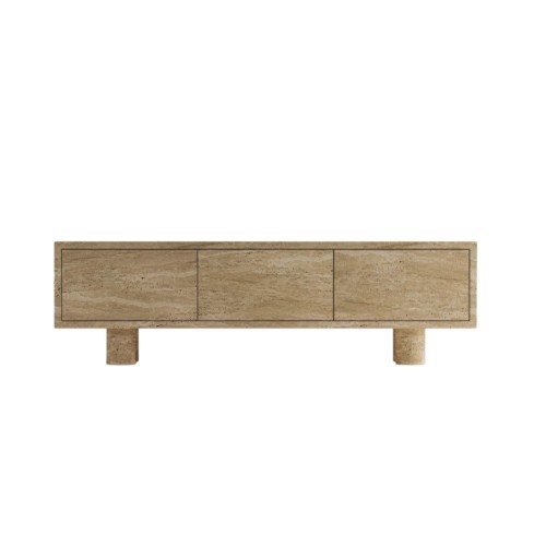 Travertine TV Unit Travertine TV Unit